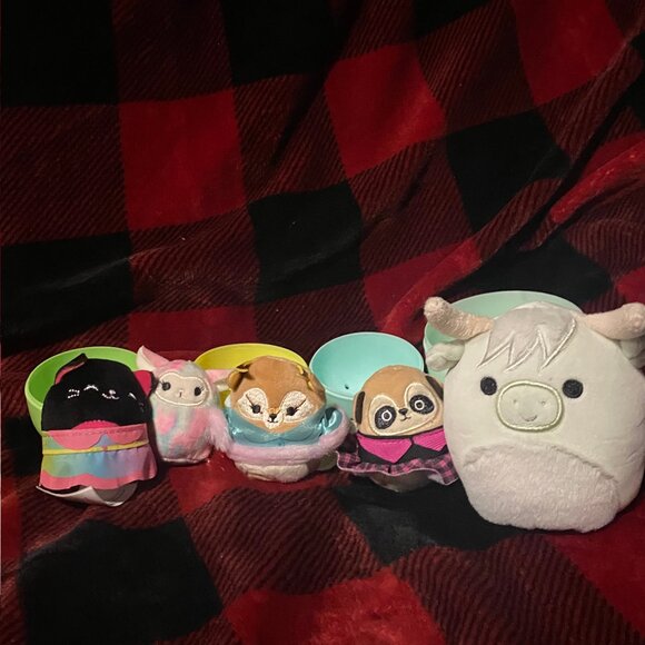 Squishmallow and Squishville Bundle (Four Squishvilles, one 5 Inch) - Picture 2 of 3